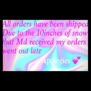 Apologies for the delay in orders